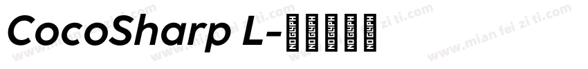 CocoSharp L字体转换